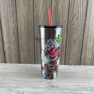 Starbucks Holiday 2023 Tumbler Cup Travel Ornaments 24 oz Cold Beverages NEW